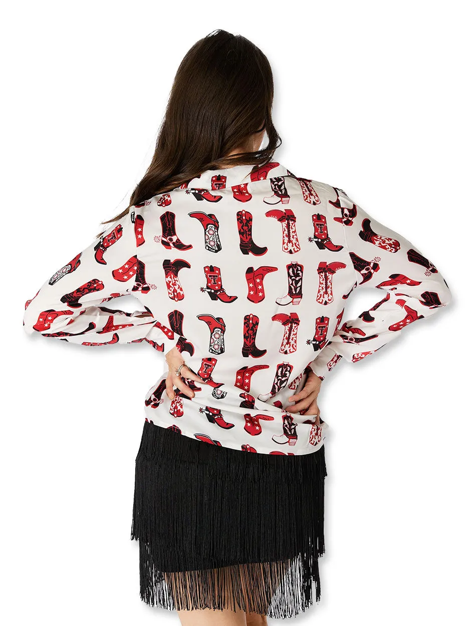 Texas Tech Stewart Simmons "Boots" Button Up Shirt