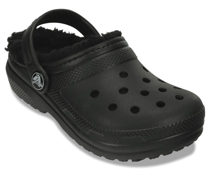 Toddler Classic Lined Clog - Black/Black