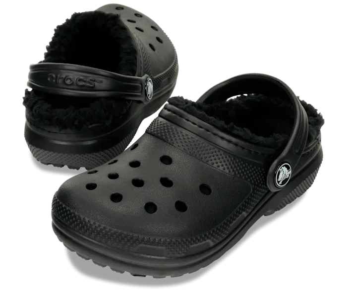 Toddler Classic Lined Clog - Black/Black
