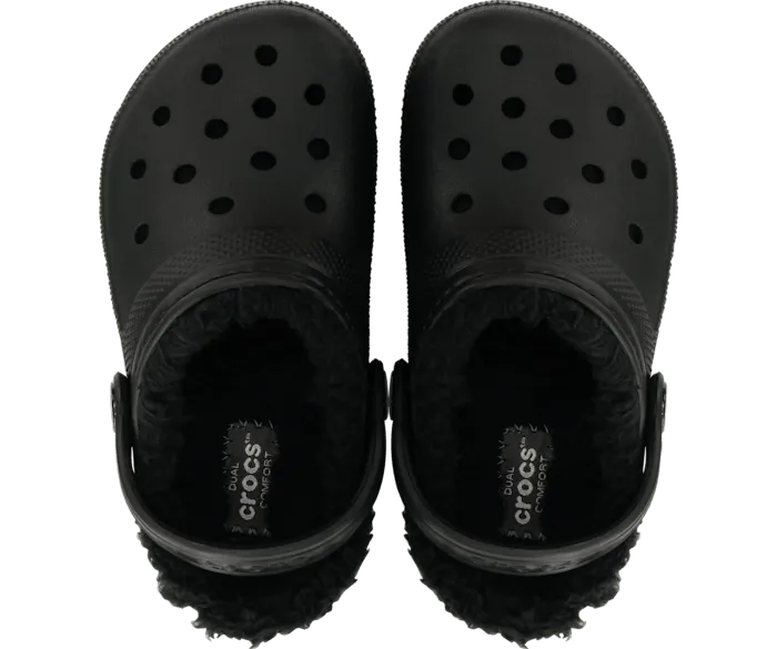 Toddler Classic Lined Clog - Black/Black