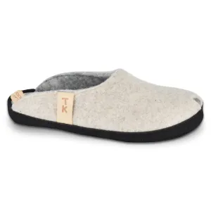 TOKU Brussels Wool Slippers - Natural White