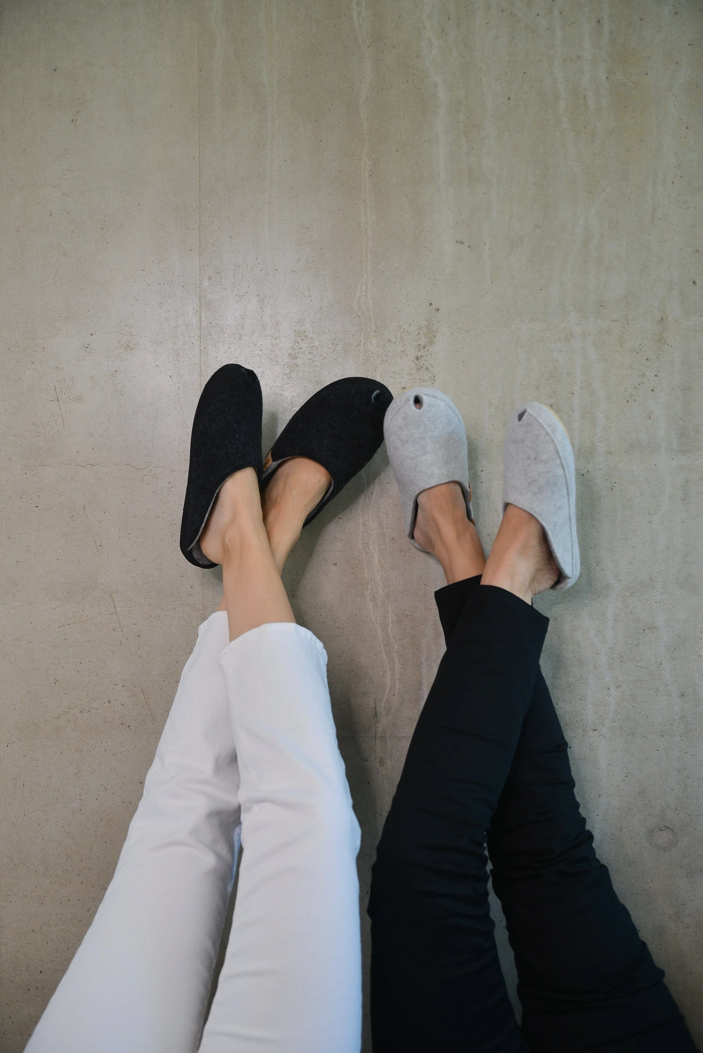 TOKU Brussels Wool Slippers - Natural White