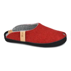 TOKU Brussels Wool Slippers - Red