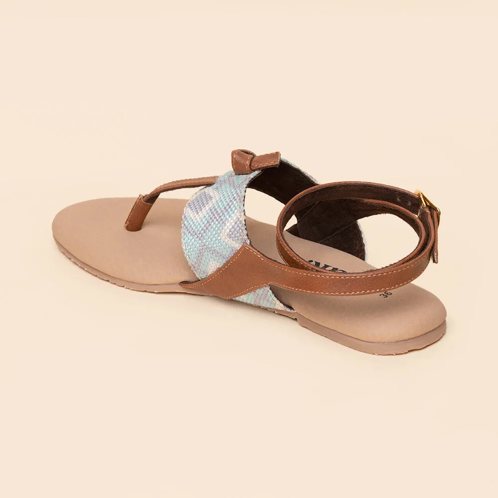 Umaid Diamond T Strap Sandal