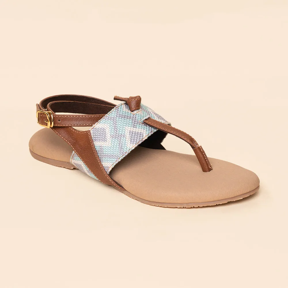 Umaid Diamond T Strap Sandal