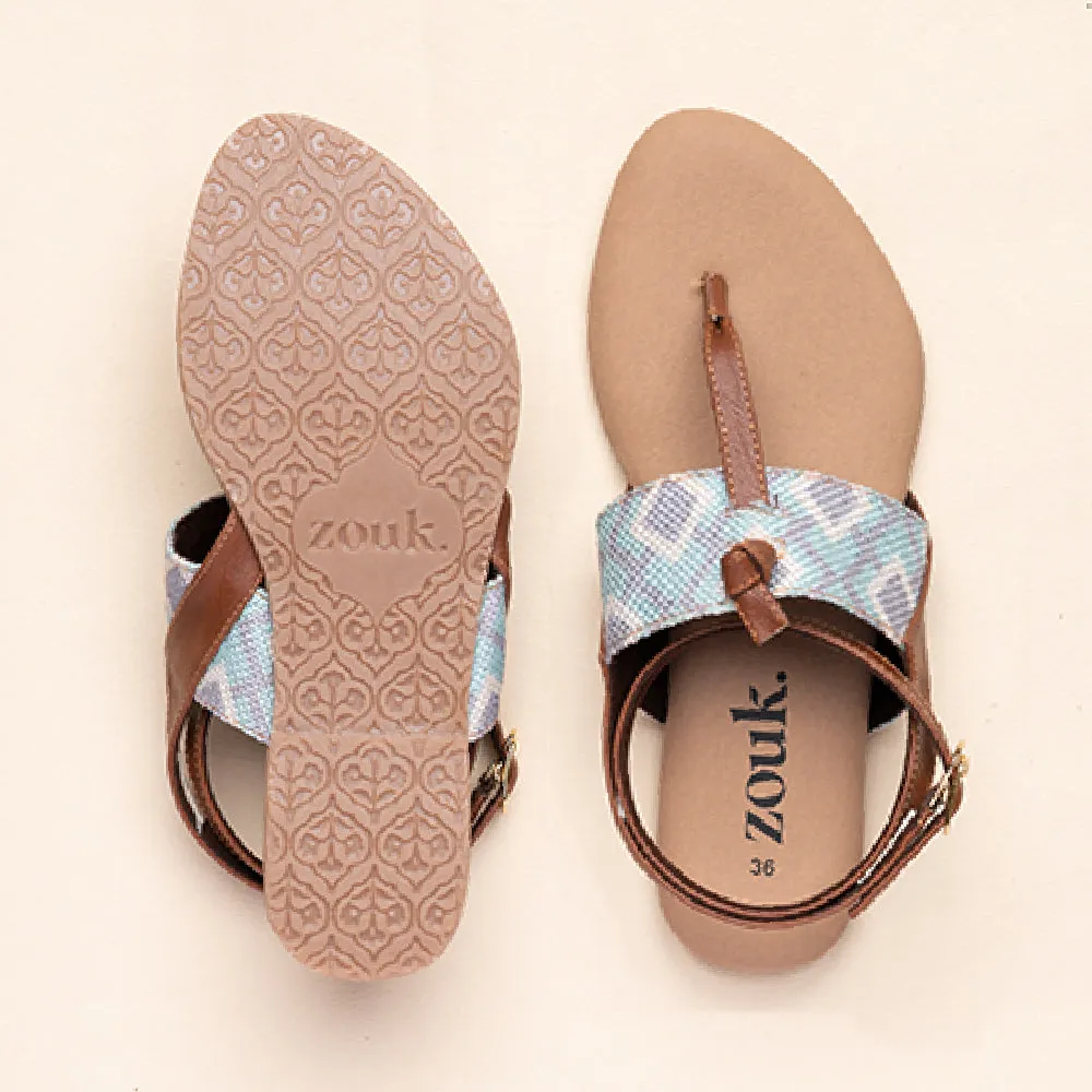 Umaid Diamond T Strap Sandal