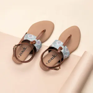 Umaid Diamond T Strap Sandal