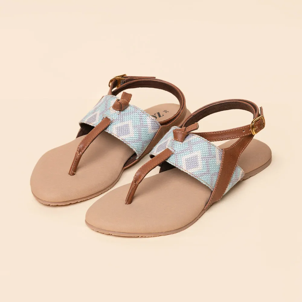 Umaid Diamond T Strap Sandal