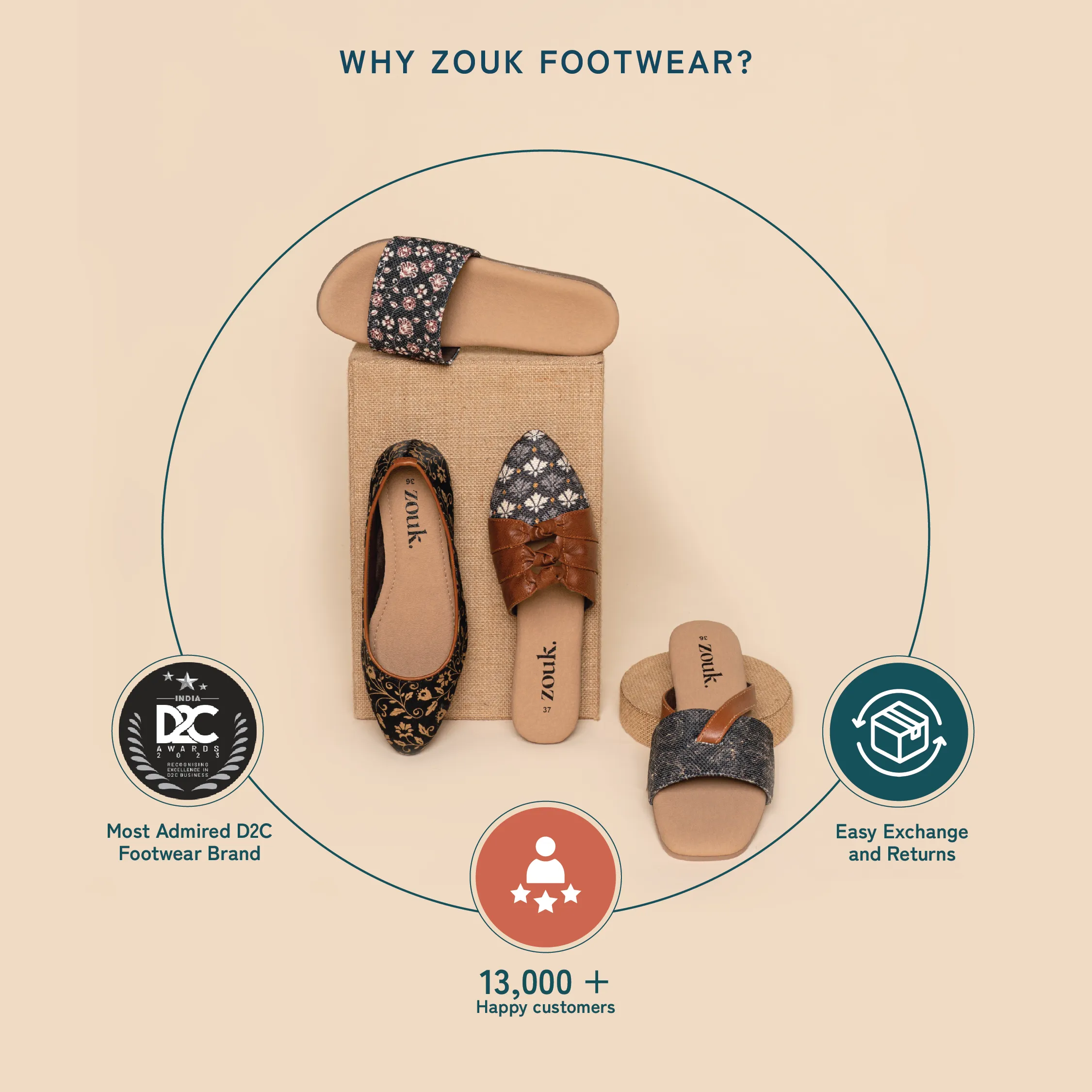 Umaid Diamond T Strap Sandal