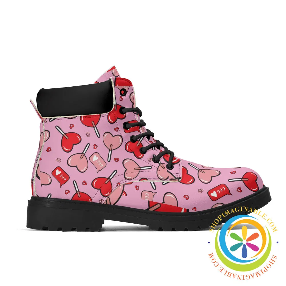 Whimsical Hearts Women's Boots