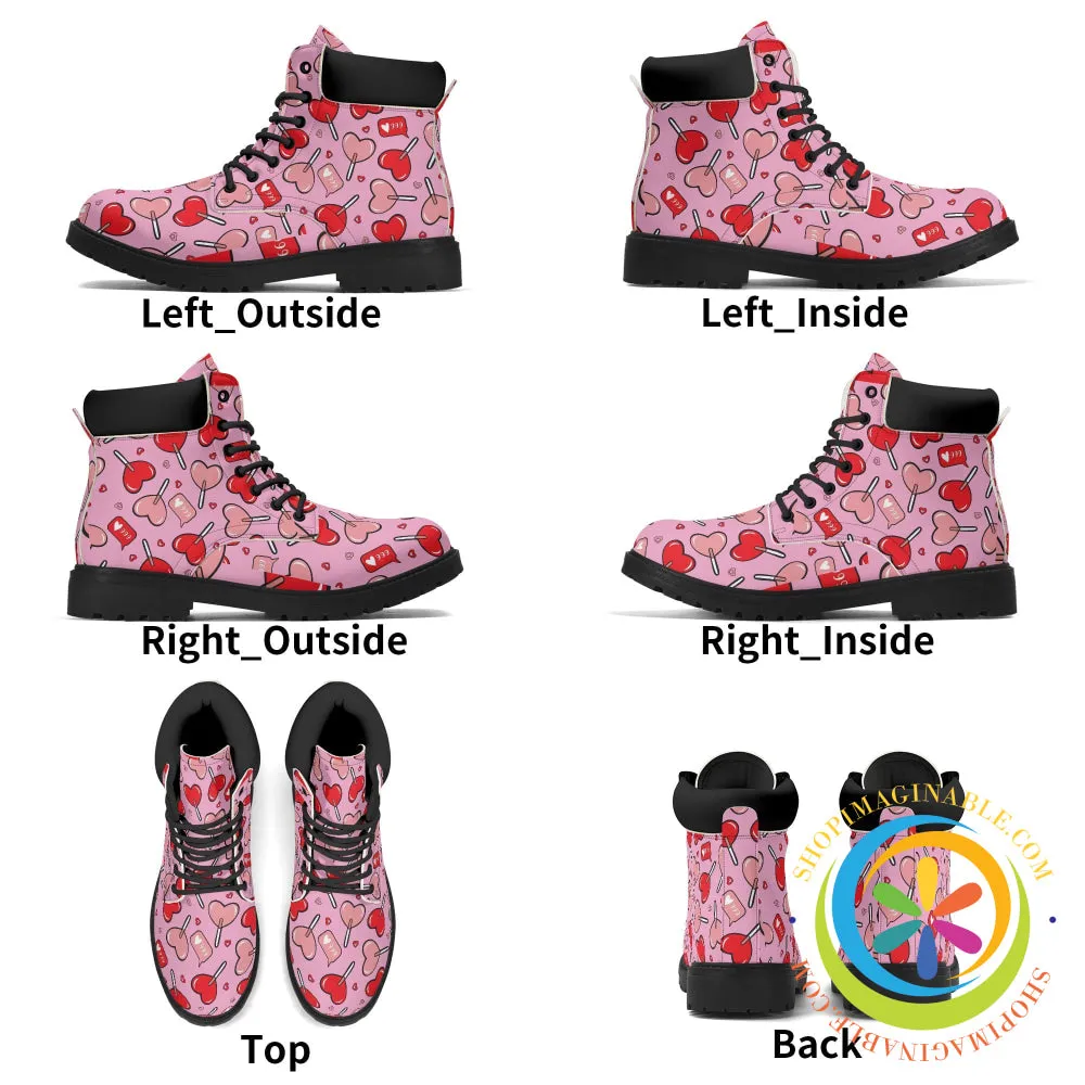 Whimsical Hearts Women's Boots