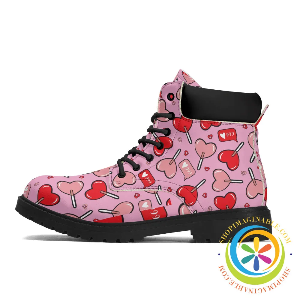 Whimsical Hearts Women's Boots