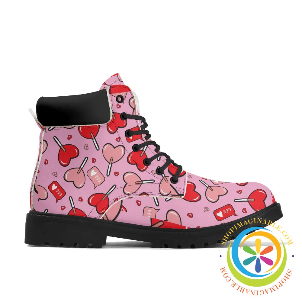 Whimsical Hearts Women's Boots