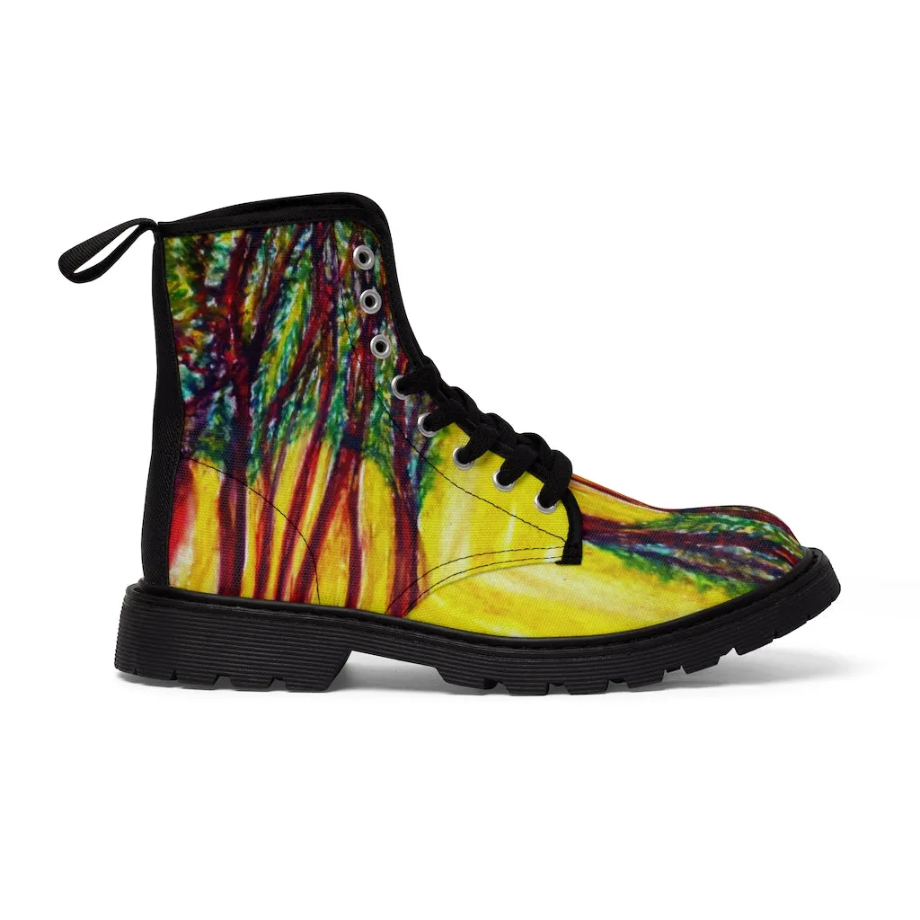 Women's Canvas Boots