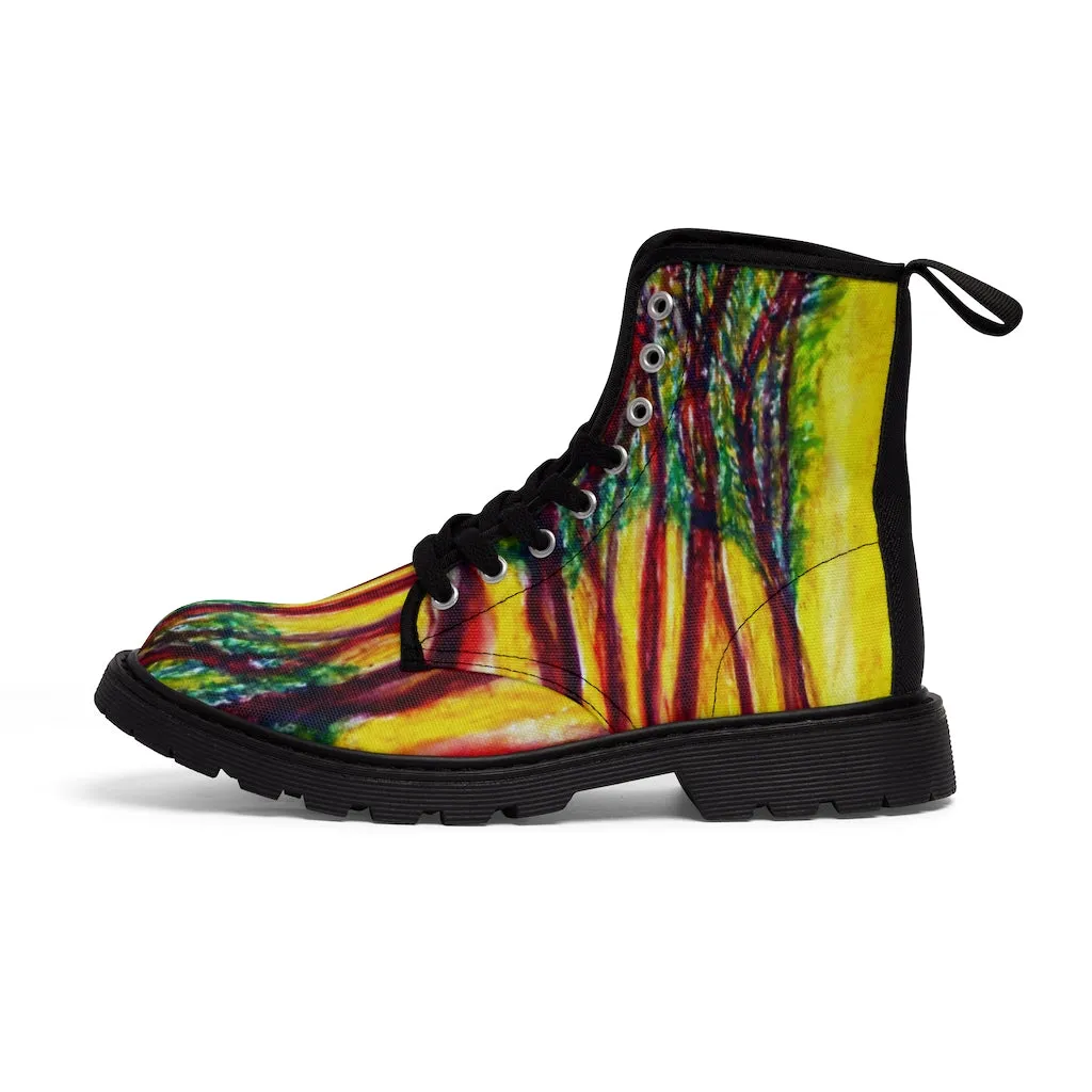 Women's Canvas Boots