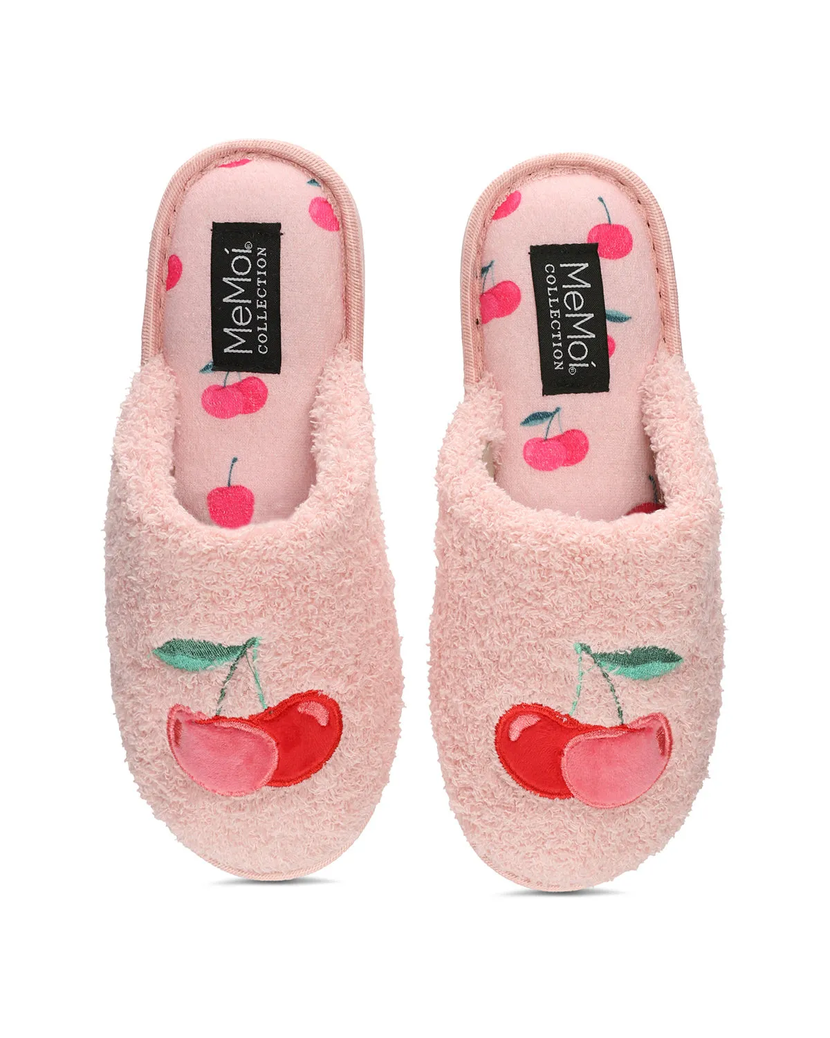 Women's Cherries Terry Slide Slippers