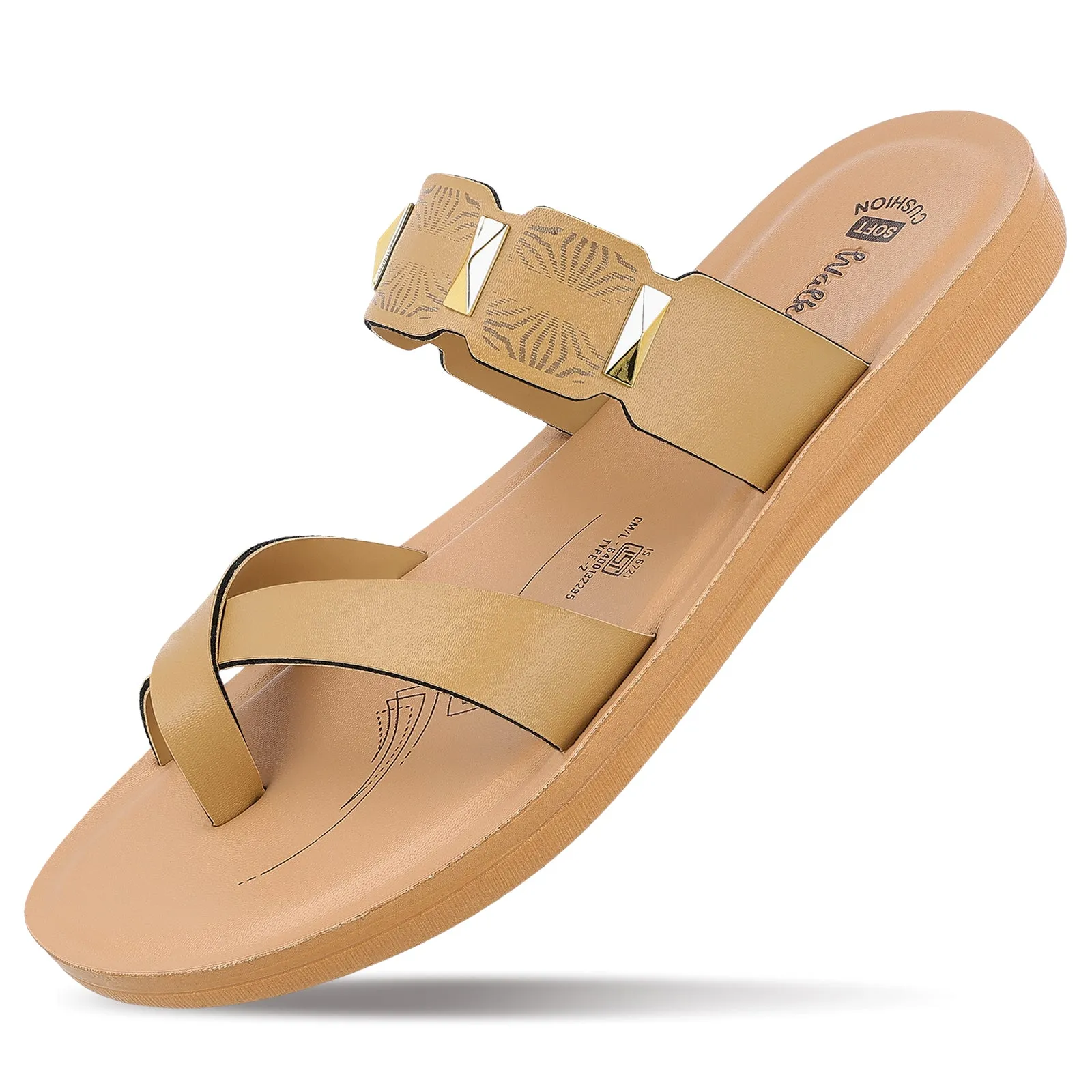 Women's Daily Wear Sandals  - WL7612 Beige