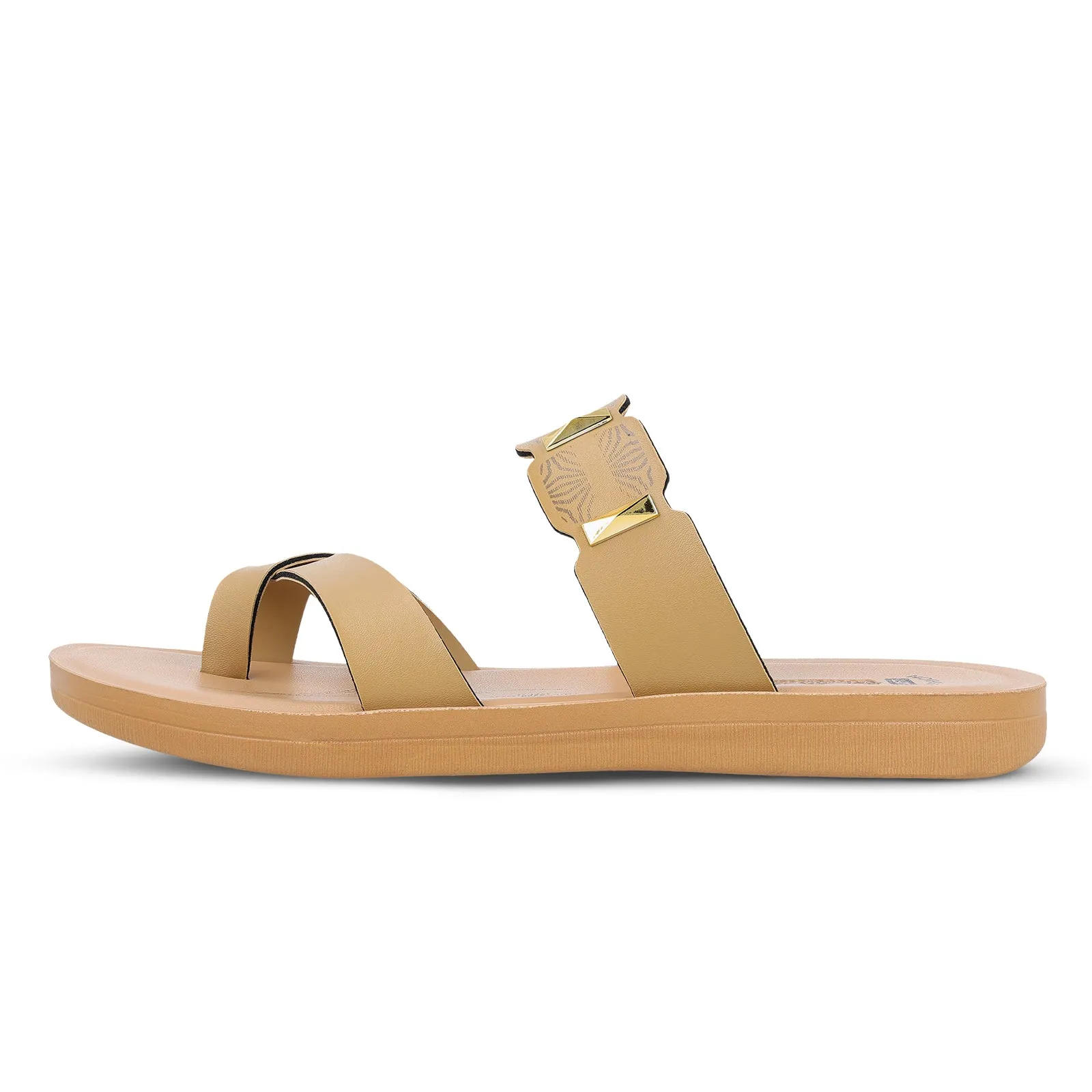 Women's Daily Wear Sandals  - WL7612 Beige